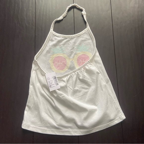 NWT The Children’s Place Toddler girl glitter tank & t-shirt set size 2T - Picture 3 of 6